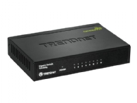 TRENDnet TEG S82g 8-Port Gigabit GREENnet Switch - Switch - 8 x 10/100/1000 - stasjonær