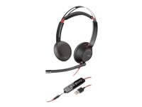 Poly Blackwire C5220 USB-A - 5200 Series - hodesett - on-ear - kablet - USB, 3,5 mm jakk