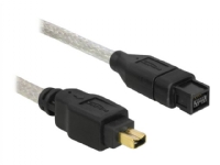 Delock - IEEE 1394-kabel - FireWire 800 (hann) til 4 pin FireWire (hann) - 3 m