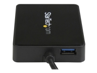 StarTech.com USB-C to Dual Gigabit Ethernet Adapter with USB 3.0 (Type-A) Port - USB Type-C Gigabit Network Adapter (US1GC301AU2R) - Nettverksadapter - USB-C - Gigabit Ethernet x 2 + USB 3.0 - for P/N: TB33A1C