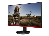 AOC Gaming G2790VXA - LED-skjerm - 27 - 1920 x 1080 Full HD (1080p) @ 144 Hz - VA - 350 cd/m² - 3000:1 - 1 ms - HDMI, DisplayPort - høyttalere - svart, rød