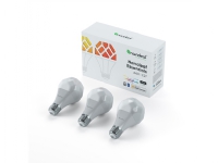 Nanoleaf Essentials - LED-lyspære - form: A60 - E27 - 9 W (ekvivalent 60 W) - klasse F - 16 million colors/tunable white - 2700-6500 K (en pakke 3)