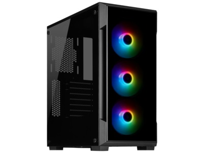 Corsair iCUE 220T RGB Midi Tower (sort)