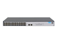 HPE 1420-24G-2SFP Switch - Switch - ikke-styrt - 24 x 10/100/1000 + 2 x 1 Gigabit Ethernet SFP+ - stasjonær, rackmonterbar