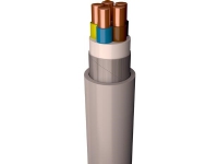 Installationskabel halogenfri, armeret 5G2,5 mm² HIKAJ grå 300/500V ring, kabeldiameter 12,1 mm - (100 meter)