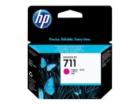 HP 711 - 29 ml - magenta - original - DesignJet - blekkpatron - for DesignJet T100, T120, T120 ePrinter, T125, T130, T520, T520 ePrinter, T525, T530