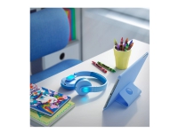 Philips Kids TAK4206BL - Hodetelefoner - on-ear - Bluetooth - trådløs, kablet - 3,5 mm jakk - blå