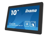 iiyama ProLite TW1023ASC-B1P - LED-skjerm - 10.1 - stasjonær - berøringsskjerm - 1280 x 800 - IPS - 450 cd/m² - 1000:1 - 25 ms - HDMI - høyttalere - svart, matt