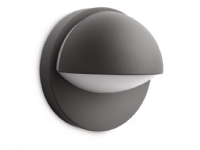 Philips myGarden Vegglampe, Vegglys, Antrasitt, Aluminium, IP44, II, Røyk