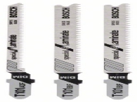 Bosch special for Laminate - Bladsett for stikksag - for løvtre, parkett, polyvinylklorid (PVC), vinyl, abrasive woodworking materials, solid laminate - 3 deler - T-skaft - lengde: 82 mm
