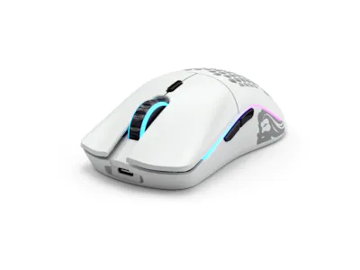 Glorious Model O Minus Wireless (hvit matt)