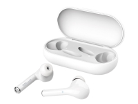 Trust Nika Touch - True wireless-hodetelefoner med mikrofon - i øret - Bluetooth - hvit