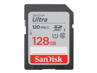 SanDisk Ultra - Flashminnekort - 128 GB - UHS-I U1 / Class10 - SDXC UHS-I