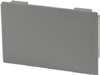 HAGER Endestykke M5503 PH For LF 60110/FB 60110 Højde 60 mm, bredde 110 mm Perlehvid ral 9016 plast