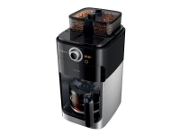 Philips Grind & Brew HD7769 - Kaffemaskin - 12 kopper - metall/svart