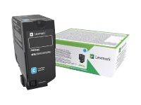Lexmark - Cyan - original - tonerpatron LCCP, LRP, Lexmark Corporate - for Lexmark CS720de, CS720dte, CS725de, CS725dte, CX725de, CX725dhe, CX725dthe