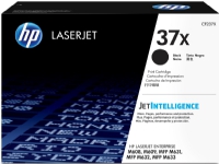 HP 37X høykapasitet svart original LaserJet-tonerkassett, 25000 sider, Sort, 1 stykker