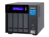 QNAP TVS-472XT - NAS-server - 4 brønner - SATA 6Gb/s - RAID 0, 1, 5, 6, 10, JBOD, 5 hot spare, 6 hot spare, 10 hot spare, 1 aktiv reservedel - RAM 4 GB - Gigabit Ethernet / 2.5 Gigabit Ethernet / 5 Gigabit Ethernet / 10 Gigabit Ethernet - iSCSI støtt
