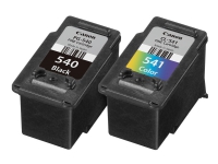 Canon PG-540 / CL-541 Multipack - 2-pack - svart, farge (cyan, magenta, gul) - original - blekkbeholder - for PIXMA MG3150, MG3510, MG3550, MG3650, MG4250, MX395, MX475, MX525, MX535, TS5150, TS5151