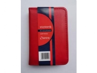 Antra Business card holder, 40 frames, red
