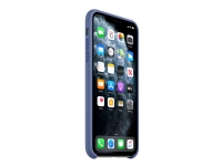 Apple - Baksidedeksel for mobiltelefon - silikon - linblå - for iPhone 11 Pro Max