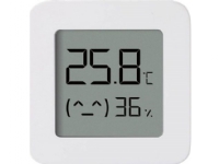 Xiaomi Mi Home Bluetooth Thermometer 2, Innendørs, Digitalt, Hvit, Akrylonitril-butadien-styren (ABS), Polymetylmetakrylat (PMMA), Bord, firkant