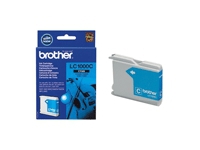 Brother LC1000C - Cyan - original - blekkpatron - for Brother DCP-350, 353, 357, 560, 750, 770, MFC-3360, 465, 5460, 5860, 660, 680, 845, 885