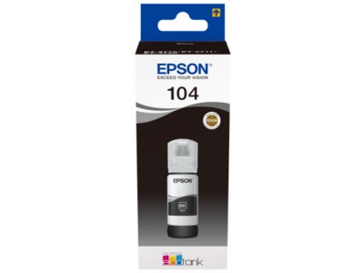 Epson Blekk 104 EcoTank Sort