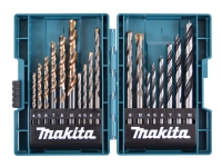 Makita - Borsett - 18 deler - 5 mm, 6 mm, 7 mm, 8 mm, 10 mm, 4 mm