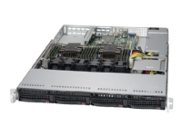 Supermicro SuperServer 6019P-WT - Server - rackmonterbar - 1U - toveis - ingen CPU - RAM 0 GB - SATA - hot-swap 3.5 brønn(er) - uten HDD - AST2500 - GigE - monitor: ingen - svart