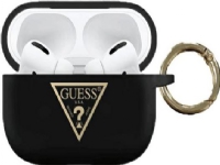 Guess Guess AirPods Pro Silicone Triangle Logo Cover - case for AirPods Pro black