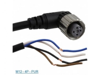 Følerkabel PUR M12 4-pin hun vinklet 10 meter XZCP1241L10