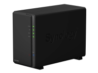 Synology Disk Station DS218play - NAS-server - 2 brønner - RAID 0, 1, JBOD - Gigabit Ethernet - iSCSI 1GB | Bunt Inkl. 2 x 4tb Seagate Ironwolf