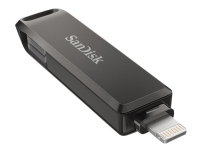 SanDisk iXpand Luxe - USB-flashstasjon - 256 GB - USB-C / Lightning