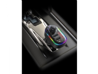 VAKOSS SAMOCHODOWY TRANSMITER RGB/ FM/ BLUETOOTH/ USB/ USB-C/ 3.1A TC-B572K