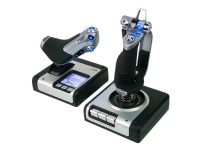 Logitech G X52 H.O.T.A.S. - Joystick og gasspedal - kablet - for PC