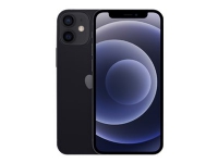 Apple iPhone 12 mini - 5G smartphone - dobbelt-SIM - 128 GB - OLED-display - 5.4 - 2340 x 1080 piksler - 2x bakkameraer 12 MP, 12 MP - front camera 12 MP - svart