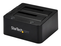 StarTech.com Universal Hard Drive Docking Station for SATA and IDE - USB 3.0 Dock for 2.5/3.5 HDDs/SSDs with UASP (UNIDOCKU33) - Diskkontroller - 2.5, 3.5 - ATA / SATA 6Gb/s - USB 3.0 - svart - for P/N: SVA12M5NA