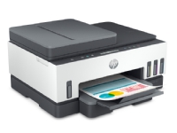 HP Smart Tank 7305 All-in-One - Multifunksjonsskriver - farge - ink-jet - påfyllbar - Letter A (216 x 279 mm)/A4 (210 x 297 mm) (original) - A4/Legal (medie) - opp til 13 spm (kopiering) - opp til 15 spm (trykking) - 250 ark - USB 2.0, LAN, Wi-Fi(n),