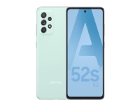 Samsung Galaxy A52s 5G - 5G smarttelefon - dobbelt-SIM - RAM 6 GB / 128 GB - microSD slot - OLED-display - 6.5 - 2400 x 1080 piksler - 4x bakkameraer 64 MP, 12 MP, 5 MP, 5 MP - front camera 32 MP - stilig mynte