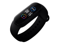 Xiaomi Mi Smart Band 5 - Aktivitetssporer med bånd - TPU - svart - håndleddstørrelse: 155-219 mm - display 1.1 - 16 MB - Bluetooth - 11.9 g