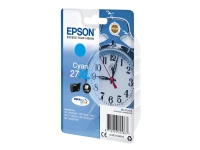 Epson 27XL - 10.4 ml - XL - cyan - original - blækpatron - for WorkForce WF-3620, WF-3640, WF-7110, WF-7210, WF-7610, WF-7620, WF-7710, WF-7715, WF-7720