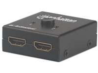 Manhattan 207850, HDMI, Sort, Metall, 480i,480p,576i,576p,720p,1080i,1080p,2160p, 10,2 Gbit/s, 340 MHz