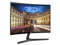 Samsung C27F396FHR - LED-skjerm - kurvet - 27 - 1920 x 1080 Full HD (1080p) @ 60 Hz - VA - 250 cd/m² - 3000:1 - 4 ms - HDMI, VGA - skinnende svart