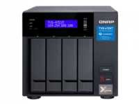 QNAP TVS-472XT - NAS-server - 4 brønner - SATA 6Gb/s - RAID 0, 1, 5, 6, 10, JBOD - RAM 4 GB - Gigabit Ethernet / 10 Gigabit Ethernet / Thunderbolt 3 - iSCSI støtte