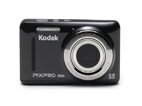 Kodak PIXPRO FZ53, 16 MP, 4608 x 3456 piksler, CCD, 5x, HD-Ready, Sort