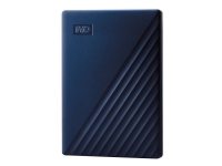 WD My Passport for Mac WDBA2D0020BBL - Harddisk - kryptert - 2 TB - ekstern (bærbar) - USB 3.2 Gen 1 - 256-bit AES - midnattsblå