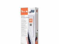 Peach Bürogeräte, Hvit, 65 ark, A4, 1 cm, 100 stykker
