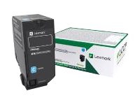 Lexmark - Cyan - original - tonerpatron LCCP - for Lexmark CS720de, CS720dte, CS725de, CS725dte, CX725de, CX725dhe, CX725dthe