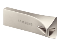 Samsung BAR Plus MUF-128BE3 - USB-flashstasjon - 128 GB - USB 3.1 Gen 1 - sjampanjesølv